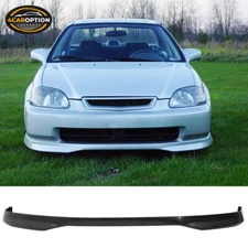 Fits 96-98 Honda Civic EK Type R Style Front Bumper Lip Spoiler Splitter PP