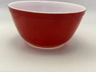 Vintage Pyrex 402 Primary Red Nesting Mixing Bowl - 1.5 Quart - Made in USA