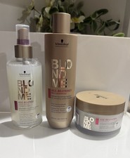 Schwarzkopf BlondMe All Blondes Shampoo, Mask, Spray 3pc Combo