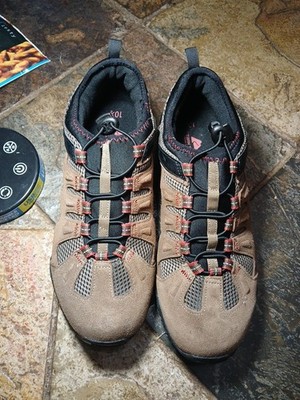 OZARK TRAIL (MESH LOW HIKER) LEATHER & MESH FLEXIBLE MIDSOLE MEN HIKING SZ 10.5