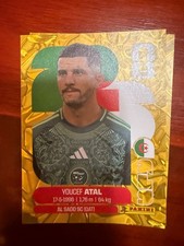 GOLD CRUMPLE (Best Deal): RARE Panini WorldCup- Pick a Card: ALGERIA & AUSTRALIA