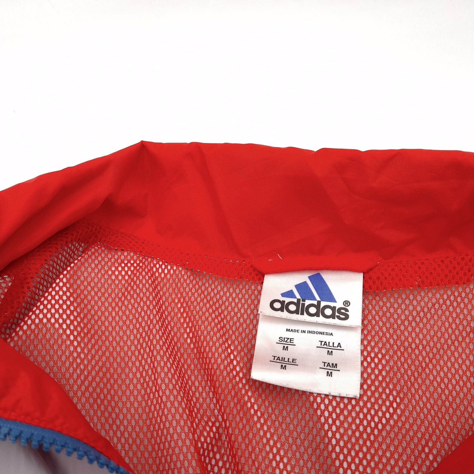 Adidas Mens Track Jacket Blue Athletic Retro Outdoor Casual Xd5 Size M thumbnail 4