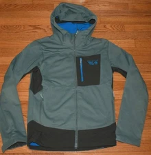 Mountain Hardwear Dragon Hooded Jacket Gray Airshield - Men's Size S Small