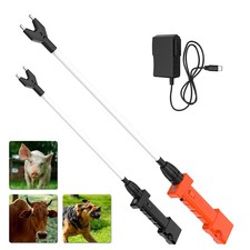 108cm Rechargeable Cattle Prod With LED Light Waterproof Electric Livestock Prod