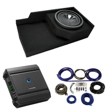 Fits 88-98 Chevy CK Silverado Ext Alpine SWT-10S2 Single 10 Sub Box & S-A60M Amp