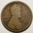 1913 D Lincoln Wheat Cent AG-Details   "Actual Coin Pictured - Not Cleaned"