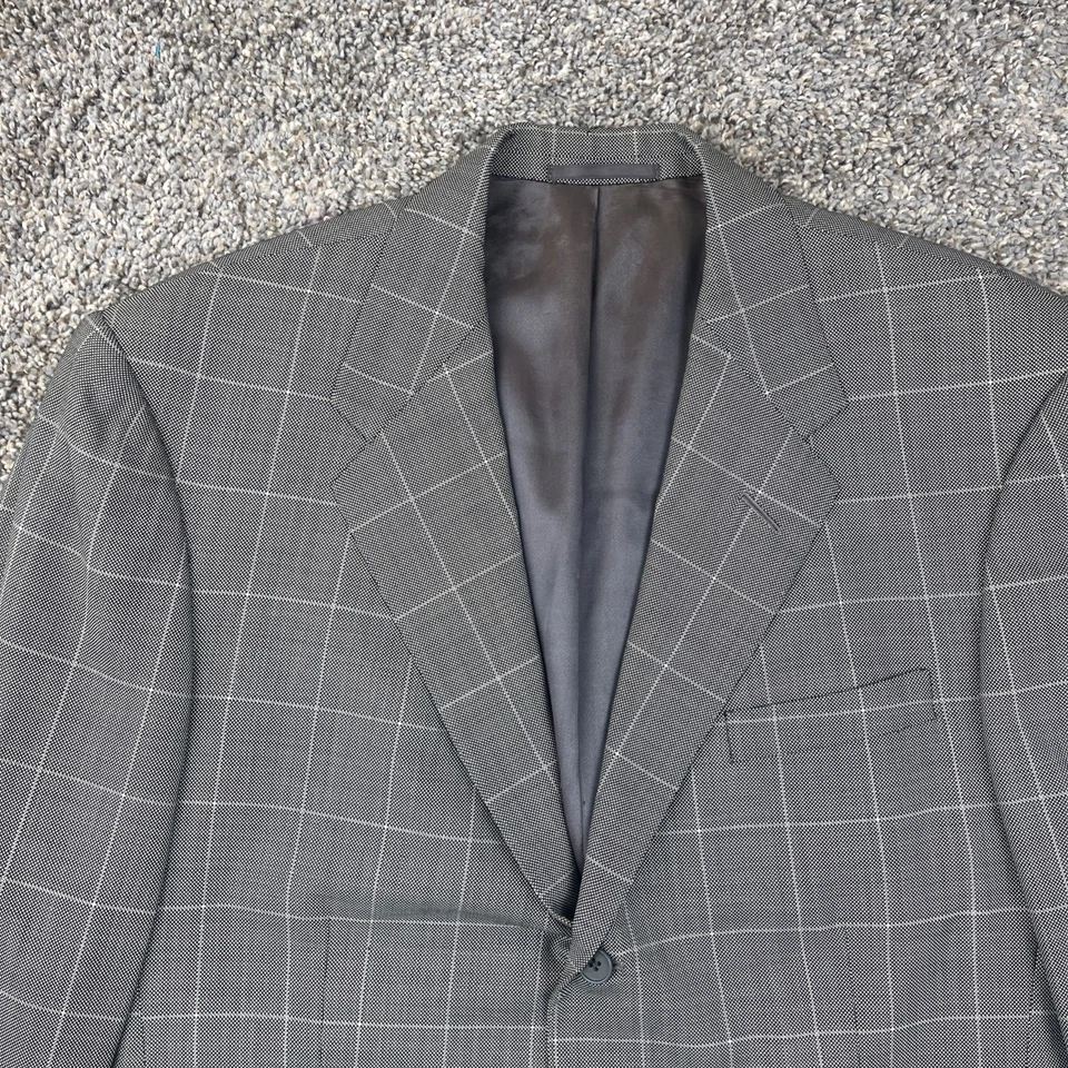 Blazer Ralph Lauren Etiqueta Púrpura Para Hombres 42R Gris Chaqueta de Lana a Cuadros Abrigo Deportivo Foto 3 de 4