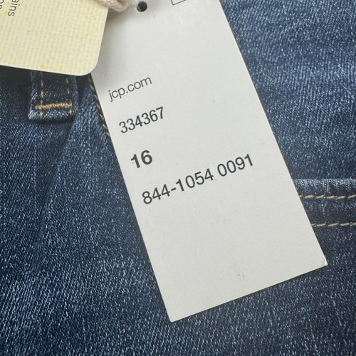 NWT ANA A.N.A A New Approach High Rise Skinny Ankle Denim Blue Jeans Sz 16 Dark - Picture 5 of 11