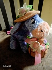 NEW DISNEY VINTAGE EASTER EEYORE 7 "BEAN BAG PLUSH TOY