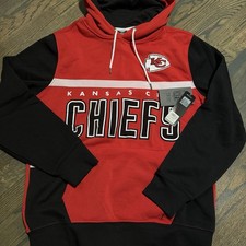 NFL Apparel Kansas City Chiefs Red Black Pullover Hoodie / Men's Size Medium