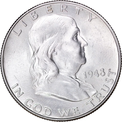 1948-D 50c Franklin Half Dollar ~ Uncirculated
