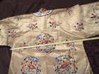 Chinese Silk Kimono Jacket Gufeng Gold Embroidered Floral Knot Closures Sz M — photo 7