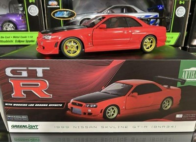 Greenlight 1999 Nissan Skyline GTR 1/18 Scale Diecast Model with  