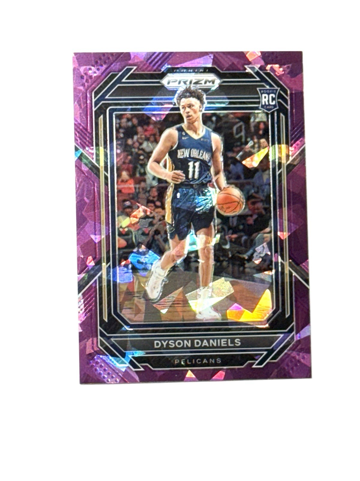 2022 Panini Prizm Dyson Daniels- #233 Purple Cracked Ice /149 RC🔥