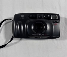 Minolta Freedom Dual C 35mm Film Camera Point And Shoot Pre-Owned Travel Case