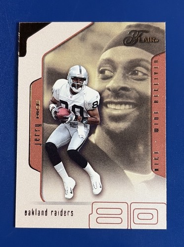 Jerry Rice #80 2002 Flair card