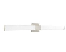    Luxrite 48 in. 1-Light Brushed Nickel Fixture 5CCT Vanity 38W  AS SHOWN  