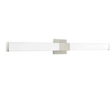 🥥 Luxrite 48 in. 1-Light Brushed Nickel Fixture 5CCT Vanity 38W🆕AS SHOWN👇