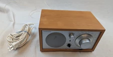 Tivoli Audio Model One AM/FM/AUX Radio Henry Kloss Wood Walnut Beige -Working