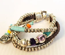 New Uno De 50 Sterling Silver Plated Bracelet