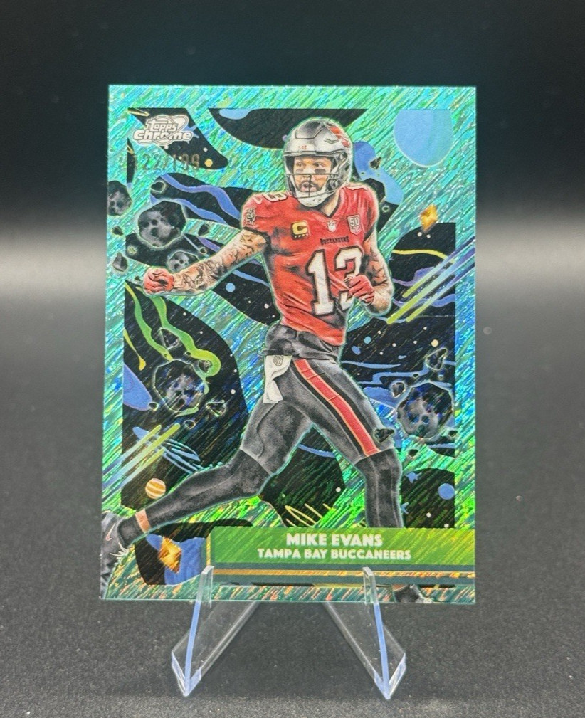 2025 Topps Cosmic Chrome - Mike Evans #94 Aqua Equinox Refractor /199