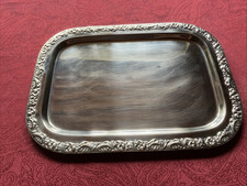 WMF Cromargan Serviertablett Servierplatte Edelstahl 41 x 30 cm