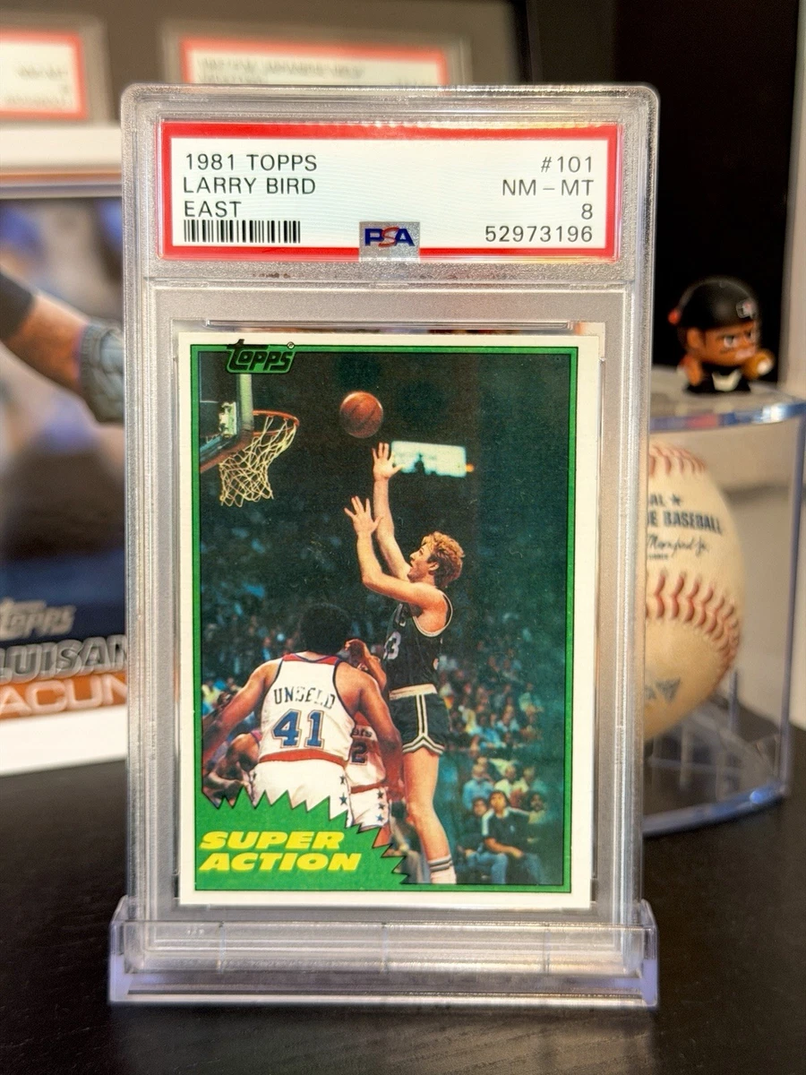 Topps Larry Bird 8 Graded Basketball Sports Trading Cards