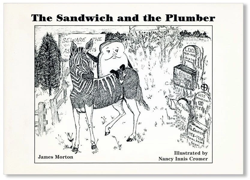James Morton aka R Throckmorton THE SANDWICH & THE PLUMBER Surrealist Poems 1998