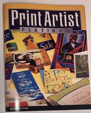 Print Artist 4.5 Platinum Sierra Home Printing Product Users Guide 1998. IE