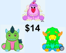 Webkinz Monster CHOOSE 1 sweetheart friendly ...