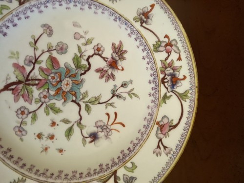 Antique Royal Worcester Porcelain Chinese Style Plate 9.5” - Picture 2 of 10
