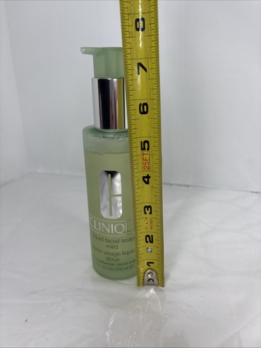 Clinique Liquid Facial Soap Mild Jumbo 6.7 oz / 200 ml Pump Dry Combination New - Picture 4 of 4
