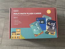 Math Flash Cards Addition, Subtraction, Multiplication, Division Facts 0-12.