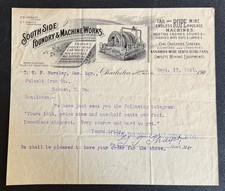 1901 South Side Foundry & Machine Works - Charleston WV - Graphic - Mining