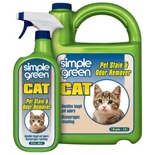 Simple Green Cat Stain  Odor Remover - Enzyme Cleaner for Cat Urine, Feces, ...
