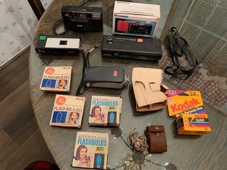 Kodak Tele Ektralite 20 S100 EF Instamatic 30 Flashbulbs Film & More
