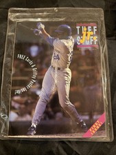 1991 Tuff Stuff Jr. First Issue W Cards Poster Ken Griffey Jr 9 Uncut Cards