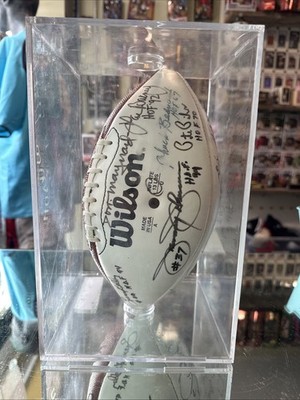 Mehrfach signiertes NFL Football Johnny Unitas HOF Auto Lenny Moore John Mackey Colts