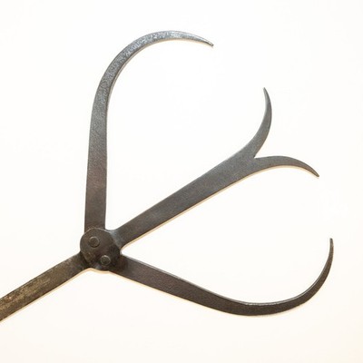 Vintage Blacksmith and Wheelwright Double Caliper Hand Forged 25-1/4'' Long RARE