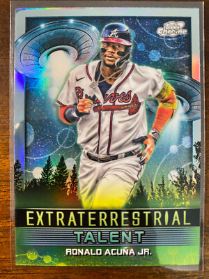 2024 Topps Cosmic Chrome Ronald Acuna Jr. #ET-23 Extraterrestrial