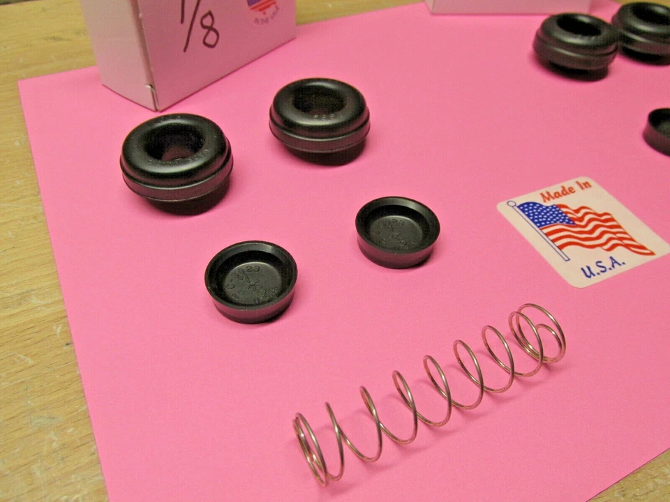 1970 a 1976 AMC Javelin Hornet Gremlin rueda trasera cilindro 2 juegos 7/8" hecho en EE. UU. Foto 2 de 4