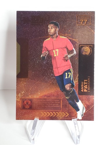 2021 UD Skybox Metal Universe Champions "ANSU FATI" #77 Copper! BARCELONA!🔥