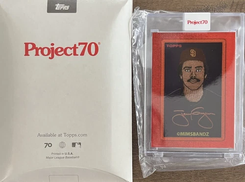 2021 Topps Project 70 - Card 51 - 1952 Tony Gwynn by Mimsbandz Mr Padre