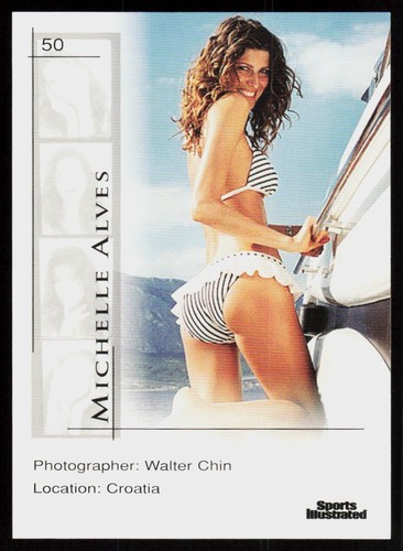 2005 SPORT ILLUSTRATED TRADING CARD #50 MICHELLE ALVES - - Foto 2 di 2