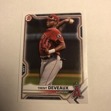 Trent Deveaux 2021 Bowman Draft #BD-133 Paper Base