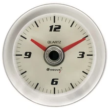 Equus E8000 Gauge Quartz Clock 2" 12 Hour 360 Sweep Elec 8000 Series