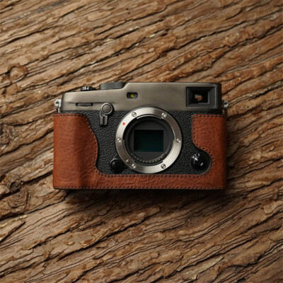 Handmade Half Case For Fujifilm Xpro3 Camera Retro Cover Genuine Leather Insert 