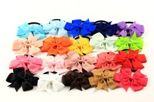 Haargummi Haarband Zopfhalter Schleife 20 Farben Haarschmuck Mädchen K025