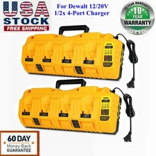 For Genuine DeWALT DCB104 4-port Battery Rapid Charger Jobsite Charging Station
