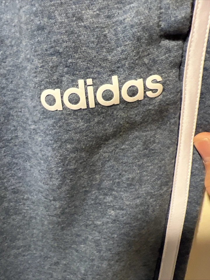 Adidas Azul Claro 3 Rayas Pantalones de Chándal Pantalones de Chándal PARA HOMBRES TALLA 2XL Foto 4 de 4